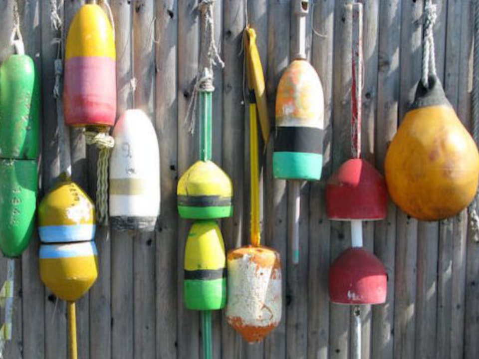 Buoys on a Wall